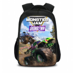 Monster Jam dvisluoksnė kuprinė su animacinio filmuko pie&scaron;iniu, nauja mada, studentų mokyklos, geriausias kompanionas universitete, gimtadienio dovana