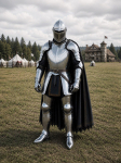 Rankų darbo viduramžių riterio &scaron;arvų apranga Dėvimas plieninis gotikinis kostiumas