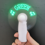 6-20 vnt. individualizuoti LED ventiliatoriai, personalizuoti ne&scaron;iojami ventiliatoriai, dovanos pasimatymui, ap&scaron;viečiamas ventiliatorius, lauko gimtadienio, vestuvių, nuotakos dovanėlės, suvenyrai 10pcs blue
