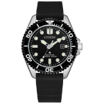 PROMASTER 200m Vandens Verslas [CITIZEN] BN0266-07E Saulės energija maitinamas Eco-Drive Laikrodis, Atsparus, Vyri&scaron;kas Laikrodis, Sidabrinis/Juodas juoda