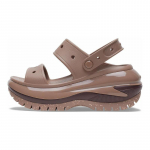 Crocs Classic Mega Crush Platform Lauko kvėpuojantys paplūdimio &scaron;lepetės Unisex Latte 207989-2Q9 38-39