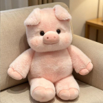 Mielas Mink&scaron;tas Kiaulytės Bėgantis Pliu&scaron;inis Žaislas Pagalvė Emocinei Pagalbai Mielos Pliu&scaron;inės Žaislinės Kiaulytės 45cm Pliu&scaron;iniai Žaislai Kūrybi&scaron;kos Dovanos 45CM brown