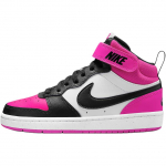 Nike Court Borough 2 Odiniai vidutinio auk&scaron;čio riedlenčių batai Juodi Rožiniai Unisex HV0933-100 40 juoda