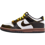 Nike Dunk Low SE Mokykliniai 'Panda-Monium Pack - Fauna Brown' (Unisex) Balti / Juodi / Fauna rudi / Ry&scaron;kiai geltoni Vaikų riedlenčių batai 35.5 black