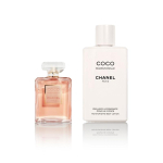 Chanel Coco Mademoiselle Eau de Parfum pur&scaron;kiklis su kūno losjonu rinkinys Gėlių kvapas 50ml+200ml Perfume 50ml+Body Lotion 200ml