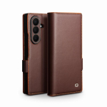 Skirta Samsung Galaxy Z Fold 8 Ultra Qialino Premium natūralios odos dėklas-piniginė Samsung Z Fold8 Ultra Galaxy Z Fold 8 Ultra ruda