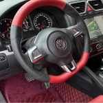 Volkswagen VW Golf 6 GTI MK6 VW Jetta GLI Golf R20 Tiguan R-Line odos pynimo vairo dangtelis Apsauginis aksesuaras style5 gray