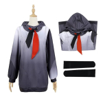 Yoisaki Kanade Cosplay Kostiumas Perukas Anime Projektas Sekai Spalvinga Scena! Yoisaki Kanade Cosplay Helovino vakarėlis moterims ir merginoms XXXL gray