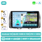 Skirta Toyota BB Daihatsu Materia 2005-2016 Android automobilio radijas multimedijos vaizdo grotuvas navigacija GPS Carplay jutiklinis ekranas automatinis stereo intelektualios sistemos 4CORE 4G 64G