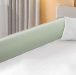 150cm Universalus Kūdikio Lovos Rėmo Apsauginiai Bėgeliai Barjeras Deformuojamas Plieninio Vamzdžio Lovos Saugumas Vaikams Lovos Tvora Kūdikio Apsaugos Bėgelis 59 coliai