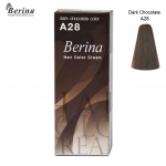 BERINA PLAUKŲ COLOR CREAM Permanent Dye A1-A47 60 g. &ndash; Tajų A28 Dark Chocolate