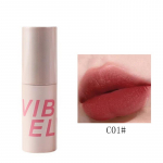 VIBELY Small Chubby Dun Velvet Matte Matte Lip Slime Burst Students Įperkamos lūpų glazūros lūpų dažai C01#