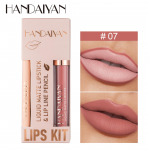 Handaiyan lūpų pie&scaron;tuko lūpų blizgesio rinkinys vandeniui atsparus matinis skystas lūpų dažų pie&scaron;tukas Sexy Red Ilgalaikis lūpų pie&scaron;tukas Makiažo Kosmetika 07