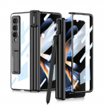 Dengiamas magnetinis smūgiams atsparus viso korpuso dėklas, skirtas Samsung Galaxy Z Fold 4 sulankstomas 4 sulankstomas 3 sulankstomas 3 sulenkiamas 3 sulenkiamas 4 stiklas.