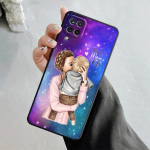 Telefono dėklas, skirtas Samsung Galaxy A70 A70s A50 A30s A04s A20s A20e A02 A02s A03 A42 M52 M31 M04 dangtelis Graži kūdikė mama mergaitė Samsung M31
