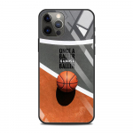 Grūdinto stiklo telefono dėklas, skirtas iPhone 12 11 Pro Max Shell, skirtas iPhone Xs Max XR XS 7 8 Plus 11 Pro Basketball Basket 12 pro max