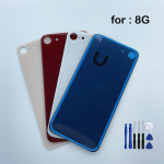 10vnt iPhone 8 Plus X XR XS Max 11 PRO 12 PRO galinės korpuso durelės, didelės kameros angos pakeitimo galinė baterija 8G color mixing