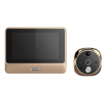 Skaitmeninis durų skambučio fotoaparatas, judesio aptikimas, įra&scaron;antis elektroninį akutės durų kamerą, peržiūros jutiklis, durų skambutis