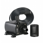 bolujiai panardinamas siurblys 12V 6W tylus be&scaron;epetis vandeniui atsparus akvariumo cirkuliatorius DC12V QR50C