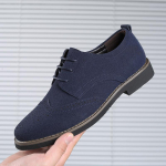 Vyri&scaron;ki Suknelės Batai Zom&scaron;inė Oda Verslo Vakarėlis Odiniai Vestuviniai Batai Vyri&scaron;ki Oxfords Oficialūs batai 46 mėlyna