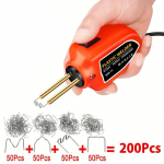 100W segiklis plastikinis suvirinimo aparatas plastikinis buferis lituoklis garažo įrankiai automobilių buferių remonto rinkiniai PVC suvirinimo aparatas Welder with 200Pcs Nails