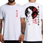 Japan Samurai Spirit mar&scaron;kinėliai Japoni&scaron;ko stiliaus Atgal Spausdinti EU Dydis 100% medvilnė Vir&scaron;utiniai mar&scaron;kinėliai Bushido Vyri&scaron;kos dovanos mar&scaron;kinėliai L