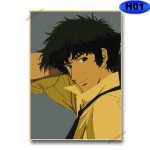 Senoviniai kaubojų bebopo plakatai ir spaudiniai kraftpopieriaus anime plakatas &bdquo;pasidaryk pats&ldquo; sienų meno dekoras Namų kambario baro tapybos dovana 30x21cm
