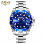 Vyri&scaron;kas automatinis mechaninis laikrodis LONGLUX Aqua Ghost Vandeniui atsparus vyri&scaron;kas laikrodis