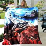 Japonų Anime Bleach Animacinis Mink&scaron;tas Pliu&scaron;inis Antklodė, Flanelinis Antklodė Mesti Antklodę Svetainei Miegamajam Lovai Sofai I&scaron;kylai Dangalas Vaikams 75x100cm (30x40inch)