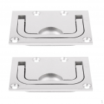 2 X rankena valties liukui nerūdijantis plienas 75 * 55 mm