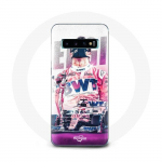 Coque pour Samsung Galaxy S10 edge Formule 1 Sergio P&eacute;rez Pilote automobile de F1