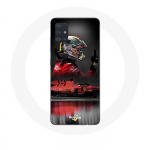 Coque pour Samsung Galaxy A51 5G Formule 1 Sebastian Vettel Pilote automobile F1 Rouge