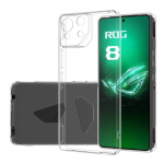 Skaidrus oro pagalvės smūgiams atsparus telefono dėklas Asus ROG Phone 8 Pro kameros objektyvo apsauga TPU mink&scaron;tas galinis dangtelis Asus ROG Phone 8Pro For Rog Phone 8 skaidri