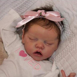 46 cm Reborn Baby TWINA Žaislas miegančioms mergaitėms Žaislai, primenantys visą kūną Mergaičių ir berniukų lėlių žaislai 46cm Cloth Body Doll
