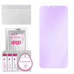 apgo Anti-Blue 9H Hybrid protective glass compatible with Kruger&Matz Drive 8, flexible nano glass, great replacement for tempered glass, scratch-resi