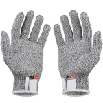 Sprot Gloves Pjovimui atsparios apsauginės nerūdijančio plieno vielos mėsinės pir&scaron;tinės nuo pjovimo M