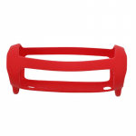 Garsiakalbio apsauginis dangtelis ne&scaron;iojamas silikoninis apvalkalas, skirtas JBL Flip5 laikymo dėžutei su dirželiu raudona