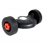 Vejapjovės pagalbiniai ratukai Universalūs vejapjovės atraminiai ratukai Lengvai montuojami Žolės pjoviklis