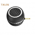 Mini ne&scaron;iojama kolonėlė 3,5 mm AUX garso sąsaja įkraunama &bdquo;Plug-and-Play&ldquo; universali i&scaron;maniojo telefono linijinė įvesties kolonėlė su ai&scaron;kiais žemaisiais dažniais juoda