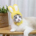 Juokingi kačių galvos apdangalai Mieli triu&scaron;io ausų kepuraitės katėms &Scaron;ilta pliu&scaron;inė kepurė naminiams gyvūnėliams Kalėdų Cosplay rekvizitai PhotoProp Kačiuko galvos apdangalų reikmenys rožinė