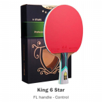 729 profesionali puolama stalo teniso raketė Karali&scaron;koji 6 7 8 9 žvaigždučių ITTF patvirtinta stalo teniso irklentė vidutinio lygio King 6 1Long + 1Bag