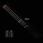Žvejybos plūduriuojanti medžio fluorescencinė didelio jautrumo Bobber &Scaron;viečianti plūdė, pažymėta drąsiai Žvejybos lengvos plūdinės žvejybos priedai