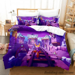 Naujas Spyro reignited trilogy patalynės komplektas Viengulis Dvivietis Pilnas Karalienės Karali&scaron;ko dydžio lovos komplektas Suaugusių Vaikų Miegamasis Antklodės užvalkalų rinkiniai Anime Gme US Twin 173x218cm