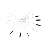 15 vnt. Pa&scaron;alinti įrankį Karbiuratorius Anglies adatų &scaron;epečiai Įrankių rinkiniai Valymo adatų mėgintuvėlis One Size