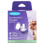 Lansinoh, ComfortFit piltuvėlis, 2 vnt., po 28 mm kiekvienas blue