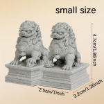 FU &Scaron;uo Liūtas Pora Saugotojų Liūtų Statulėlės Kinų Feng Shui Dekoratyvinės Figūrėlės Namų Svetainės Baro Kavinės Dekoras Stalo Ornamentas