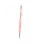 Pierres et Min&eacute;raux. Stylo min&eacute;raux Rubis du Br&eacute;sil. Couleur Rose.