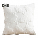 Pliu&scaron;inis triu&scaron;io pagalvės užvalkalas 18 x 18 colių dekoratyvinis pagalvės užvalkalas kaimo namų dekorui, pagalvės užvalkalas su paslėptu užtrauktuku sofai, lovai, automobiliui, pavasario dekoracija 45x45cm B