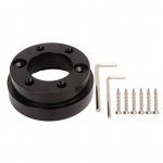 Automobilio vairo adapterio plok&scaron;tė 70 mm vairo adapterio plok&scaron;tė aliuminio lydinio skirta Logitech G29 G920 13 14 colių vairui juoda