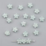 Rankų darbo apyrankės karoliukai, spalvoti akriliniai pentagramos i&scaron;&scaron;okantys karoliukai, įtrūkę karoliukai, palaidi karoliukai, rankų darbo &bdquo;pasidaryk pats&ldquo; apyrankė, rankomis vėrinio karoliukai, papuo&scaron;alų aksesuarai about 50 pcs x 1 bag